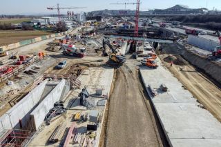 Tunnelbau zum Flughafen Stuttgart