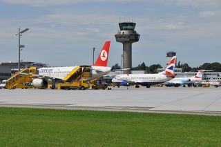 Vorfeld Flughafen Salzburg