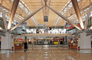 Terminal 1 des Hamburger Flughafens