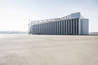 Schallschutzhalle am Flughafen Zürich