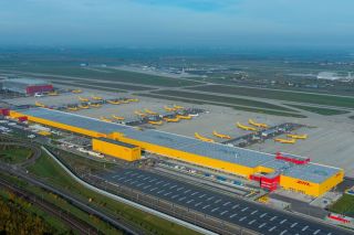 DHL am Flughafen Leipzig-Halle