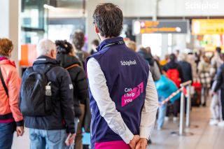 Lange Schlagen in Schiphol