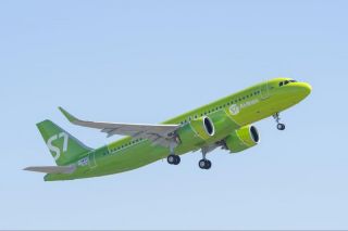 S7 Airlines Airbus A320neo fliegt mit Pratt & Whitney PW1100G Triebwerken