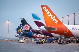Easyjet und Eurowings am BER