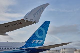 Boeing 777-9 in Frankfurt