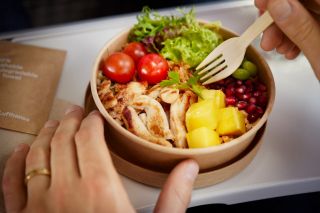 Bordmenü bei Lufthansa