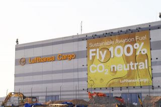 Lufthansa SAF-Werbung