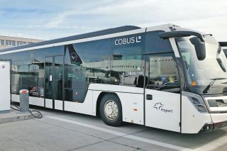 E-Bus am Frankfurter Flughafen