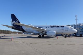Lufthansa A319 in Münster-Osnabrück