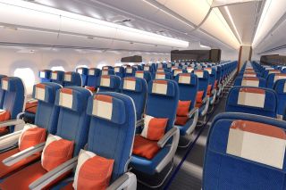 Edelweiss Airbus A350-900 Kabine