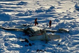 Verunfallte Cessna 208B