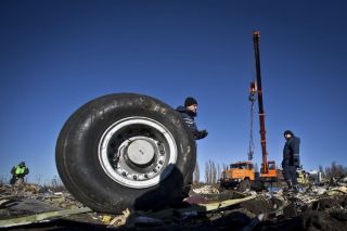 MH17: Wrackteil der MAS Boeing 777-200ER 9M-MRD