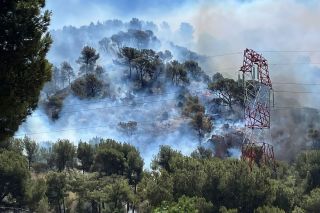 Waldbrände bei Marseille