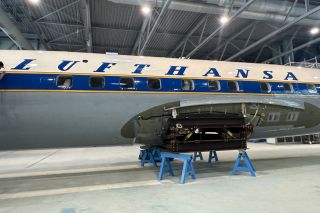 Lackierung der Lufthansa Super Star