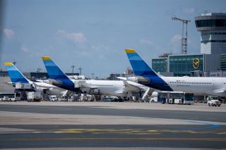 Discover Airlines in Frankfurt