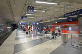S-Bahn am Flughafen München