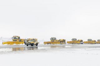 Winterdienst in Amsterdam-Schiphol