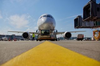 Lufthansa Boeing 787-9 in Frankfurt