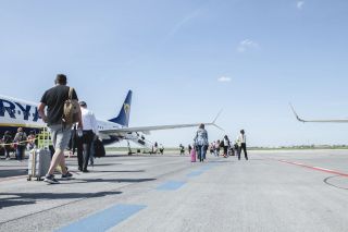 Passagiere am BER