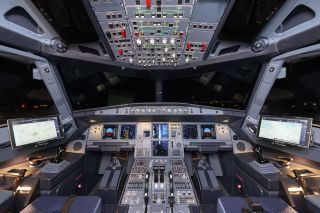 Lufthansa-Cockpit