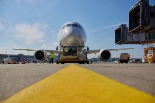 Lufthansa Boeing 787-9 in Frankfurt
