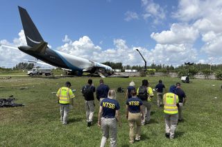 Verunfallte Boeing 767-300F