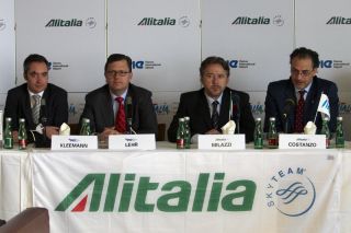 Presse Konferenz Alitalia-VIA