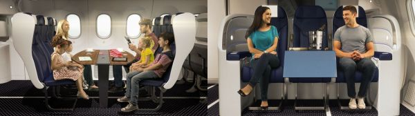 Thomson 737 MAX: Family Booth und DuoSeat