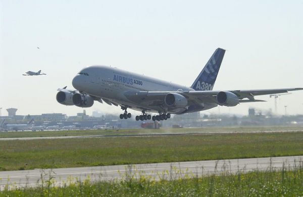 Airbus A380 Erstflug am 27. April 2005