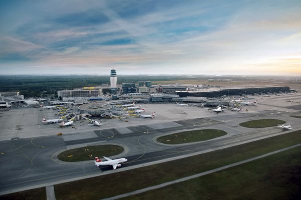 Flughafen Wien Luftansicht