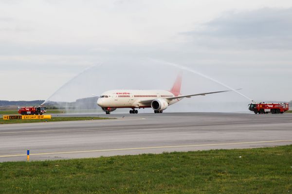Air India Erstlandung VIE