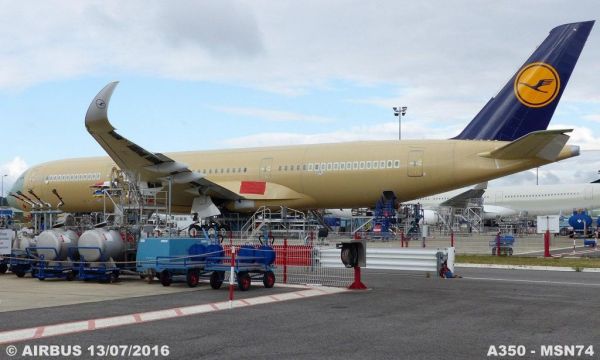 Lufthansa Airbus A350-900 MSN074
