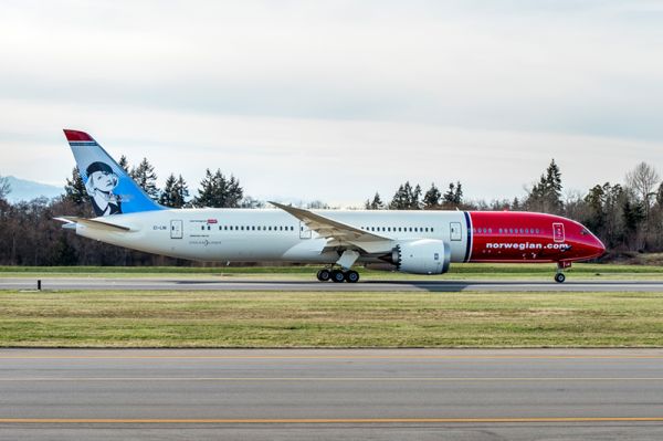 Die erste 787-9 von Norwegian
