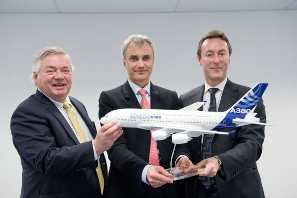 Team A380: John Leahy, Mark Lapidus und Fabrice Brégier