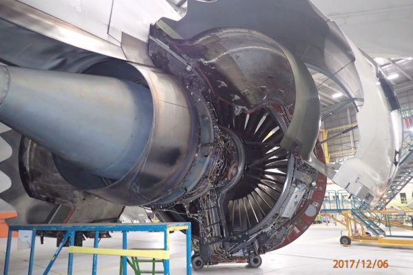 Defektes Trent 1000 einer Boeing 787-9 von Air New Zealand