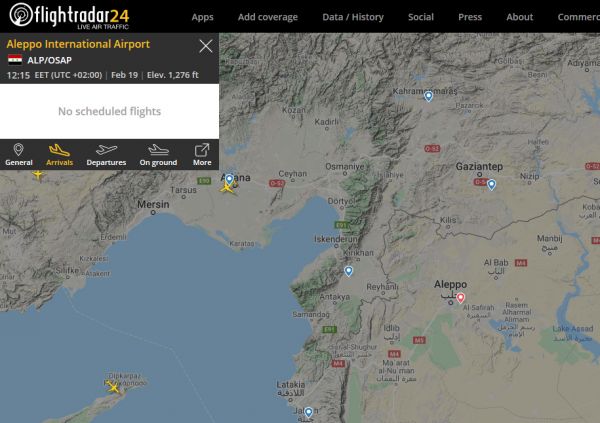 Zum ersten Mal seit acht Jahren ist wieder ein Linienflugzeug in Aleppo gelandet