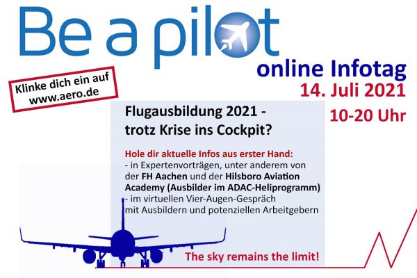 Be a pilot Online-Infotag 2021