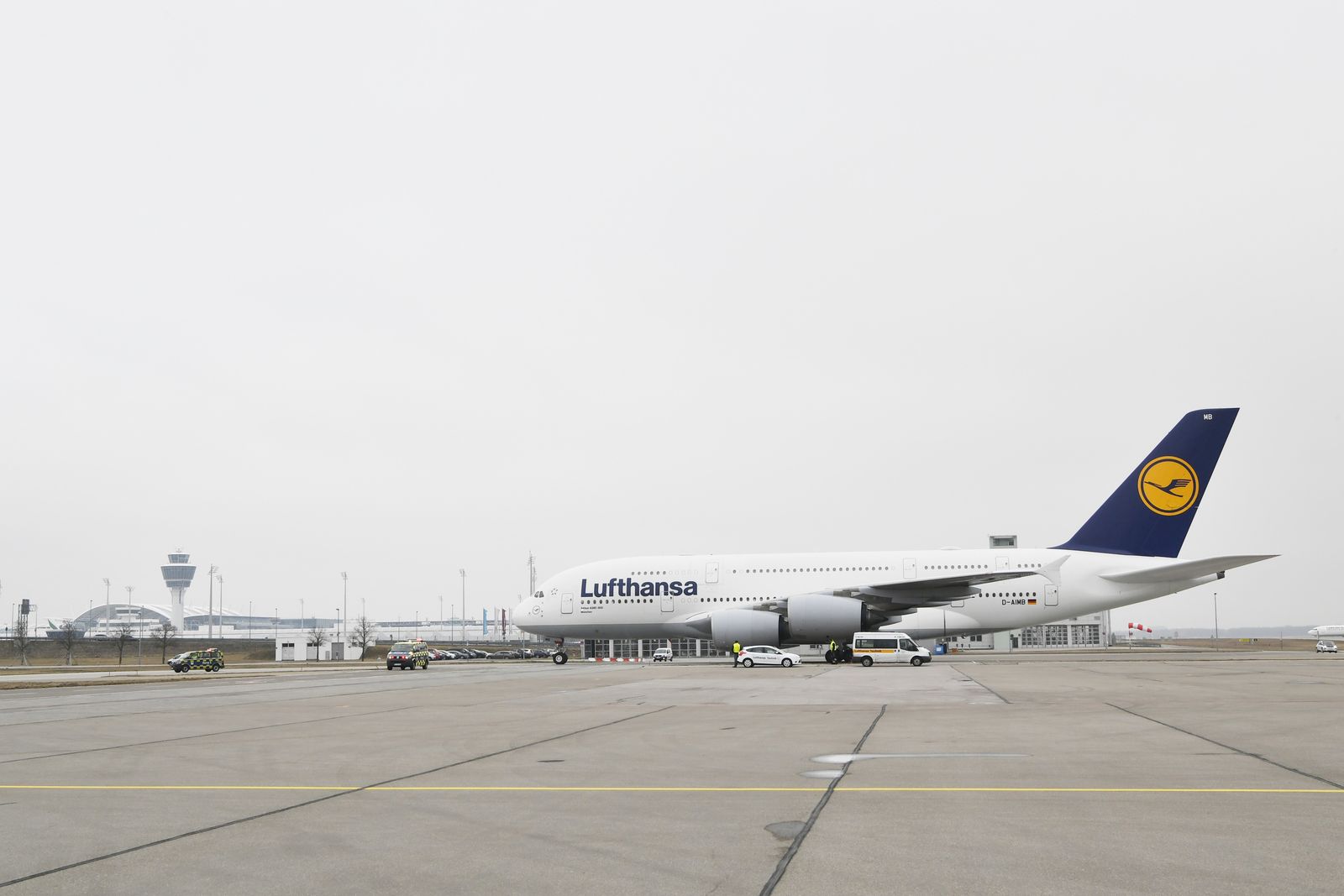 Dritte Lufthansa-A380 zurück in Frankfurt