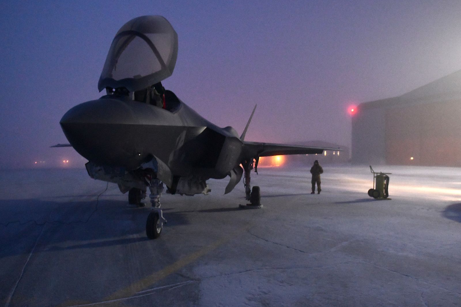 F-35 trainiert Einsätze in der Polarnacht
