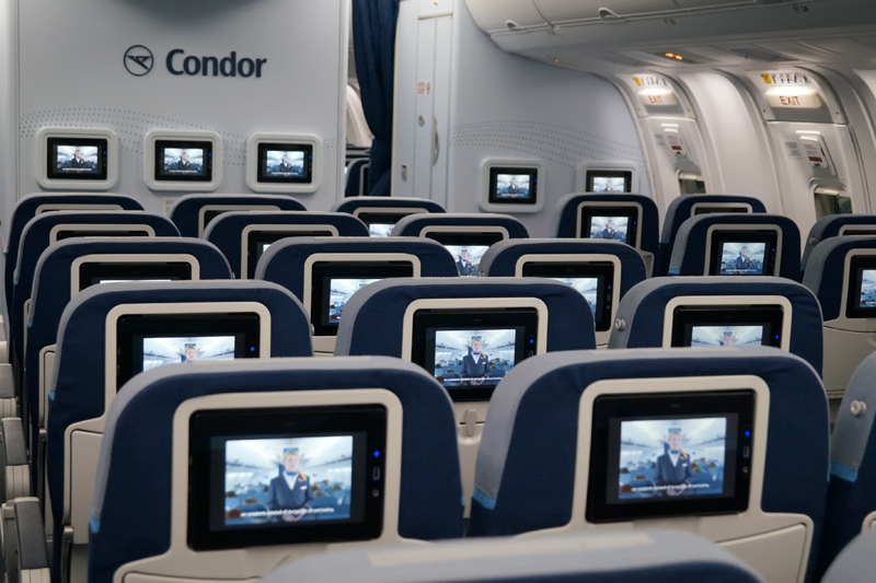 Fluggastpremiere für die neue Condor Langstreckenkabine